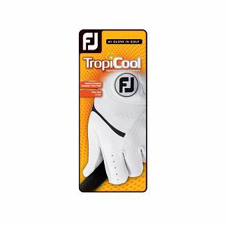 Men's Footjoy TropiCool Golf Gloves White NZ-390644